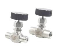Stainless Steel 316 NEEDLE VALVE 6000psig Flow Control Shut Off Valve Female NPT Male NPT 1/8" 1/4" 3/8" 1/2" replace Swagelok(3/4",Male NPT thread)