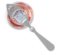 Stainless Steel Absinthe Spoon - Elegant Wormwood Slotted Spoon, Classic Accessory | Hollow Design Absinthe Fountain, Durable Steel Serving Tool for Cocktails, Catering and Buffets