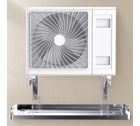 Stainless Steel Air Conditioner Drip Tray Condensate Drain Pan, AC Unit Water Collector Pad Drip Tray with 2m Hose, No Leak Drain Pan Indoor/Outdoor Air Conditioner Drain Kit
