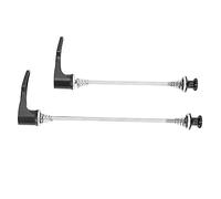 Stainless Steel Axle CNC Alloy Bike Skewer Quick Release Ratcheting System High Clamping Force for Mountain Bike Road Bicycle Black Red 100135 100130 (100/135 for mountain bikes)