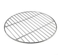 Stainless Steel BBQ Grid Round 30cm Mirror Polish(40cm) | 30cm diameter, mirror polished finish, easy to clean, stainless steel, prevents food sticking