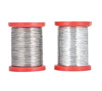 Stainless Steel Beekeeping Frame Wire | Food Grade Wire for Beehive Foundation & Wax Embedding | 2 Rolls Beekeeping Equipment/Gardening Tool
