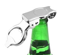 Stainless Steel Bottle Openers, Creative Wine and Beer Cap Openers for Kitchen Bar, Water Soda Opener Tool for Birthday Party, Picnic, Home or Restaurant Use 10.5 * 4 * 1.9cm