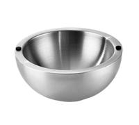 Stainless Steel Bowls - Double Walled Insulated Party Dish, Dip Chiller Bowl | Temperature Control Serving Accessory, Durable Food Container, Designed For Salsa Guacamole Condiments Sauces Salad Hot