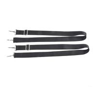 Stainless Steel Buckle Yacht Strap 28-60in per durable Stainless | High-strength nylon webbing, adjustable 28-60in, fits per bimini tops, secure hold, black finish