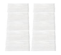 Stainless Steel Cable Ties 100Pcs - 304 Self Locking Metal Zip Ties for Outdoor/Garden/Farm Use | 198lbs Strength, 500℉ Heat Tolerant