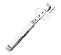 Stainless Steel Can Opener - Manual Beer Bottle Cap Remover Tool, Heavy Duty Bar Gadget | Easy Use Bottle Opener for Seniors Kitchen Home Bar Party Birthday Fathers Day Drink Beverage