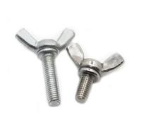 Stainless Steel/Carbon Hand Tighten Adjust Bolt Butterfly Wing Head Thumb Screw