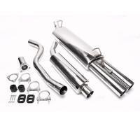Stainless steel catback exhaust scarico per Vectra A CC 1988 - 1995