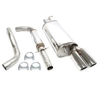 Stainless steel catback scarico per Golf IV 4 1.8 turbo 1.9 tdi/sdi