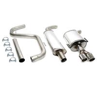 Stainless steel catback scarico per Saab 9-3 1.8T +2.0T turbo incl. BioPower