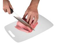 Stainless Steel Chopping Board, Double-Sided Kitchen Gadget, Chopping Board for Meat with Easy Cleaning, Meal Prep Set, Chicken Steak Veggie Food, Camping Rv Camper Use