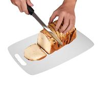 Stainless Steel Chopping Board - Double Sided Kitchen Gadget for Meat Prep | Durable Cutting for Chicken, Steak, Vegetables, Meal Prep, Camping, RV, Camper Cooking