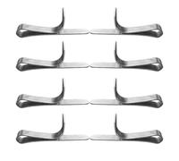 Stainless Steel Clips, 8 x Cake Ring Fixing, 2,68 x 0,47 in Dessert Ring Attachment, Resistente Material, Easy Secure Fastening for Home, Kitchen, Pastry, Muffin,