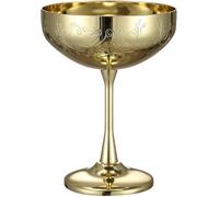 Stainless Steel Cocktail Wine Glass Goblets Luxury Champagne Glasses with Pattern Engraving Metal Martini Cup Goblet Whiskey Champagne Glasses for Bar Nice processing
