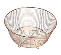 Stainless Steel Colander Strainer, Fruit Basket Strainer Mesh Vegetable Washing Basket Metal Stainless Steel Colander for Water Draining Vegetable Fruit Food