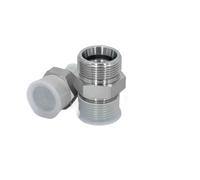 stainless steel connector, Connettore standard dritto maschio filettato BSP 1/8 1/4 3/8 1/2 3/4 1" a filettatura metrica cono esterno/raccordi for tubi britannici,for connectors(M16x1.5)