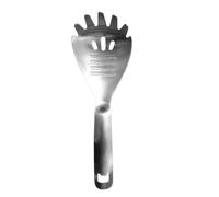 Stainless Steel Cooking Spoon - 430 Steel Multi Purpose Kitchen Tool | Easy to Clean Egg Separator, High Durability Comfortable Grip for Baking, Camping, Restaurants, Cafes and Outdoor Cooking