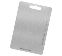 Stainless Steel Cutting Board, Double Sided Meat Cutting Board, Clear Scale Design, Non-Stick and Dishwasher, Easy to Clean, Ideal for Vegetables and Fruits