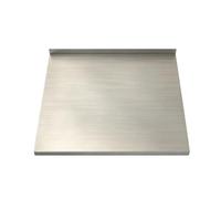 Stainless Steel Cutting Board - L Shaped Double Sided Food Prep Chopping Surfaces for Kitchen Use | Dishwasher Safe Metal Board for Meat Fruits Bread Dough Pastry Baking Kneading Cooking