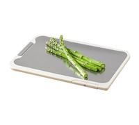 Stainless Steel Cutting Boards For Kitchen, Double Sided PP And Steel Non Slip Plate, Board, Perfect For Cooking Carving Cheese Vegetables Bread Or Home Use, 12.99x9.06x0.39 In