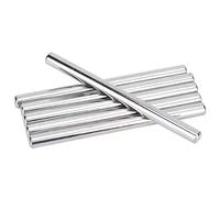 Stainless Steel D Axle Rods 6Pcs | 303/304 Industrial Robot Parts | Accuracy - Ground D - Shaft for Wheels/Gears/Motors | 80mm Length 6mm Diameter