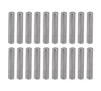 Stainless Steel D Shaft 4101-0006 - 0030 | 6mm Drive Rods for Robotics/Lathe/Engineering | 30mm Length Rotation Control Shaft with Level Face | 20 Pcs