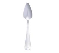 Stainless Steel Dessert Spoon - Serrated Yogurt Digger, Multipurpose Fruit Server, Breakfast Flatware | Snack Ice Cream Scoop, Kitchen Table Accessory, Salad Serving Tool, Household Dining Essential