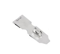 Stainless Steel Door Hasps Anti Theft Hasp Staple Shed Latch Suitcase Wood Cabinet Home Lever Clasp Buckle(9.8CM,4PCS)
