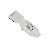 Stainless Steel Door Hasps Anti Theft Hasp Staple Shed Latch Suitcase Wood Cabinet Home Lever Clasp Buckle(10.8CM,4PCS)