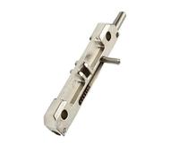 Stainless Steel Door Interior Spring Latch Hinge Bathroom Lock Pin Bolt Nickel Plating Left 1Pcs