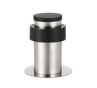 Stainless Steel Door Stopper Cylindrical Floor Mount Adhesive Sheets 64mm Height