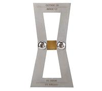 Stainless Steel Dovetail Gauge Woodworking Tool Dovetail Wood Marking Connection Ruler Precision Measuring Instrument for Carpenters Woodworkers Craftsmen (Nessuna scala)