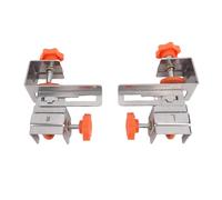 Stainless Steel Drawer Fixing Clamps | 2 Pairs for Large Drawer Installation/Furniture Making | Heavy - Duty Clamping Fixture Ensures Stable & Flush Panels