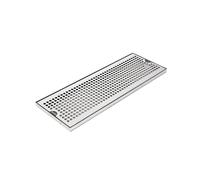 Stainless Steel Drip Tray for Bar, Rectangular Water Catching Tray, Oil Draining Tray, 50x17.5x1.5c