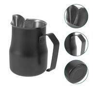 Stainless Steel Espresso Milk Pitcher Black for Home Coffee Brewing