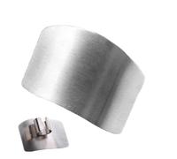 Stainless Steel Finger Guard - Food Slicing Chopping Protector | Knife Cutting Finger Guard | Adjustable Portable Shield for Meat, Fish, Carrots, Cucumber, and Vegetable Slicing Safety