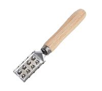 Stainless Steel Fish Scale Planer - Heavy-Duty Cleaning Tool | Ergonomic Wooden Grip Scraper for Quick Descaling And Food Prep | Reliable Utensil for Home, Seafood Restaurant, Barbecue, Outdoor