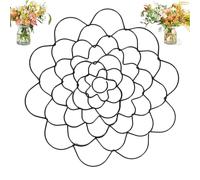 Stainless Steel Floral Grid Organizer, 3pcs Flower Arrangement Holder, Flower Frog Tool, Floral Arrangement Supplies for Vase Stems Bouquets (Black,8in)