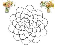 Stainless Steel Floral Grid Organizer, 3pcs Flower Arrangement Holder, Flower Frog Tool, Floral Arrangement Supplies for Vase Stems Bouquets (Black,6in)