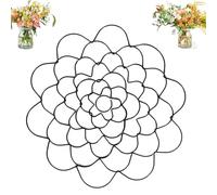 Stainless Steel Floral Grid Organizer, 3pcs Flower Arrangement Holder, Flower Frog Tool, Floral Arrangement Supplies for Vase Stems Bouquets (Black,7in)