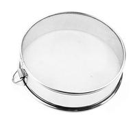 Stainless Steel Flour Sifter | 8.3 Inch Manual Sieve for Baking & Cooking | Sifts Flour & Powdered Sugar to Avoid Lumps | Easy to Maintain Kitchen Baking Tool