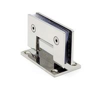Stainless Steel Frameless Glass Door Hinge 90 Degrees of Bathroom Clamp Mirror Light Bathroom Folding Glass Clip Package