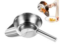 Stainless Steel French Fry Popcorn Scoop - Metal Popcorn Scoop | French Fry Bagger | Quick Fill Tool for Bags & Boxes, Multipurpose Scooper for Food, Fries, Snacks| Kitchen Scooper Shovel Bagger