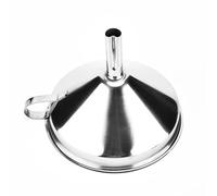 Stainless Steel Funnel, Screen Filter and Fine Mesh Strainer, Oil Transfer Funnel, Compact Versatile Design for Kitchen Use, Spices, Canning, Brewing, 4.13x4.72 Inches