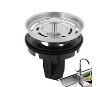 Stainless Steel Garbage Disposal Stopper - Heavy Duty Strainer With Efficient Filter Basket, Kitchen Sink Drain Accessory For Food Waste Disposal, Shredder Grinder Support, Prevents Blockage, Easy Cle
