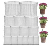 Stainless Steel Gopher Baskets, 15 Piece Mesh Protectors, 6 Inch Root Guard with Durable Construction, Garden Plant Protector, Gopher Basket with Strong Mesh Design Plant Guard for Trees Vegetables