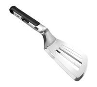 Stainless Steel Grill Clamp | Anti-Scald Multi-Functional Extended Handle Egg Flipper & Spatula, Perfect For Fish, Bread, Hamburger, BBQ, Frying, Pancake, Pies, Kitchen Cooking Tool