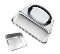 Stainless Steel Grill Dome - Melting Cover | Splatter Guard, Square