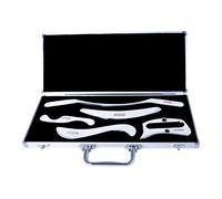 Stainless Steel Gua Sha Scraping Massage Tool Set - STICKON IASTM Tools Great Soft Tissue Mobilization Tool (P Shape)